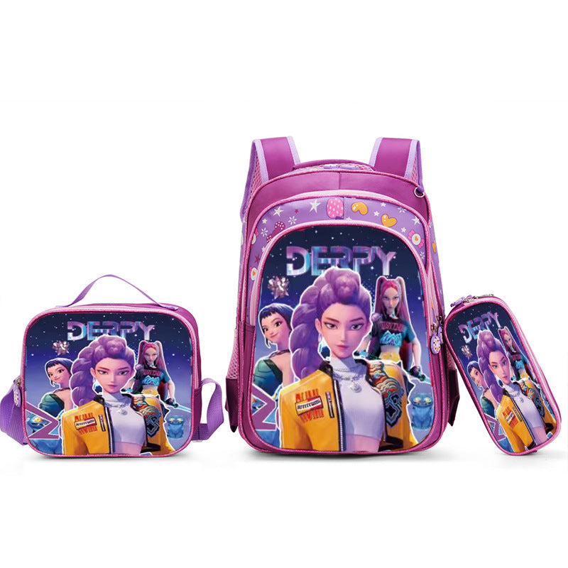 K-Pop Demon Hunters Girls 3-Piece Backpack Set