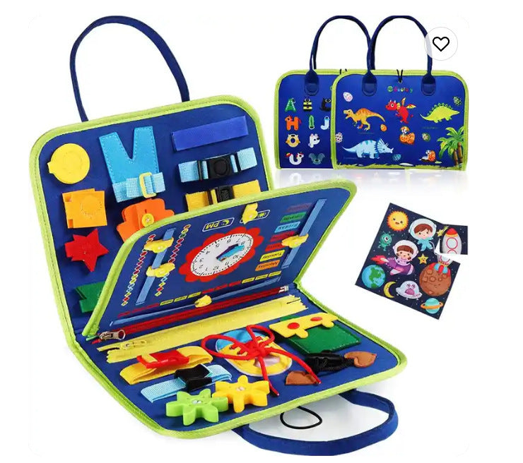 Toddler Busy Board Sensory Preschool Educational Toy For Kids
