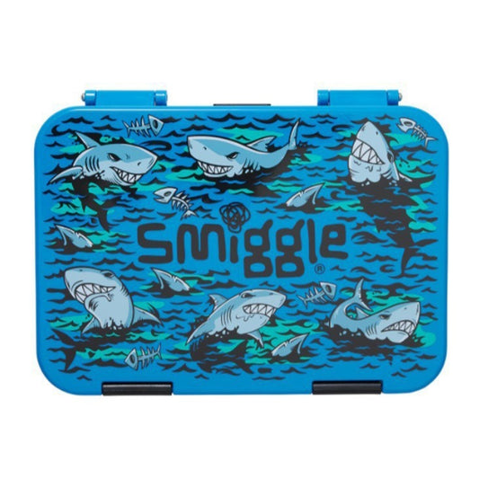 Smiggle Lunch Box Shark | 21×15×4.5cm