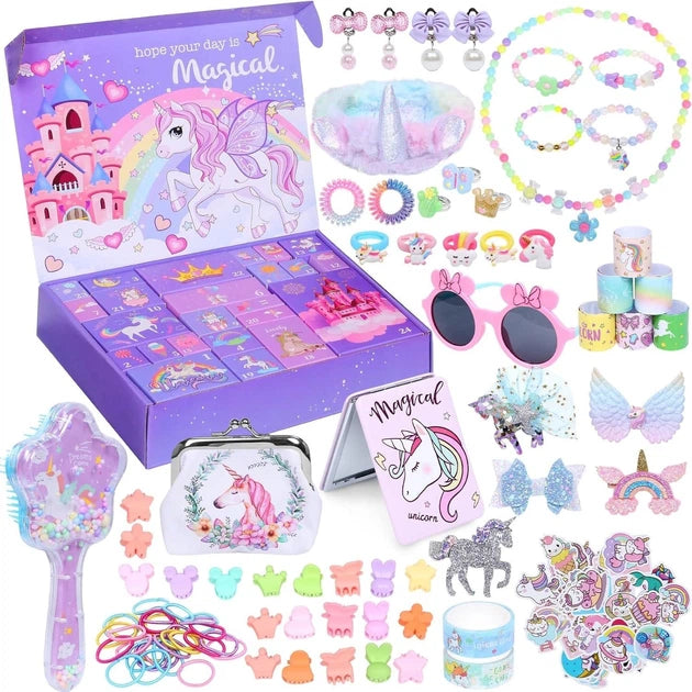 Unicorn Christmas Advent Calendar | 24 Accessories