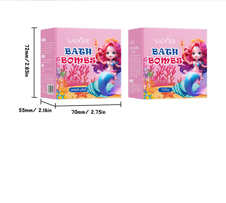 Shell Bath Bombs Bubble Stress Relief Self Care 120g