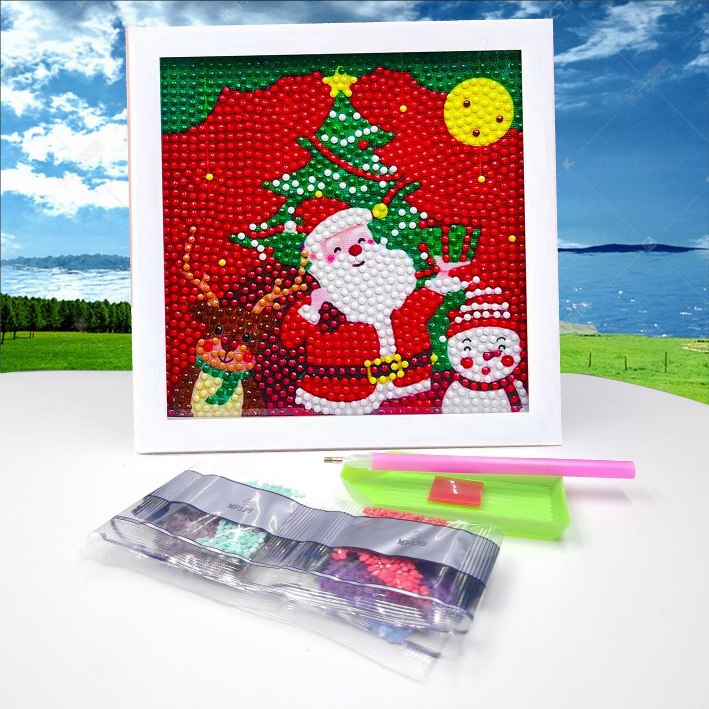Christmas Diamond Painting Craft Kit | 17×17cm