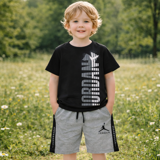 Boys Cotton Jordan – Soft Summer Outfit (6Y)