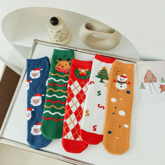 Christmas Cozy Warm Socks Size 35-39