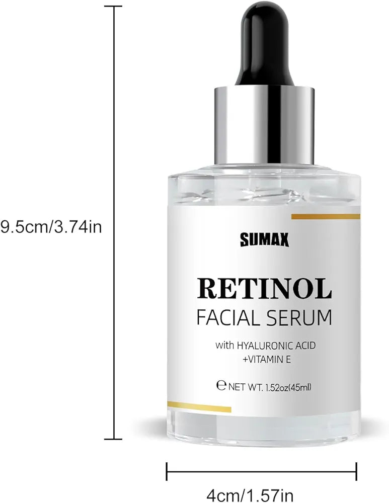 Sumax Retinol Facial Serum With Hyaluronic Acid + Vitamin E 45ml