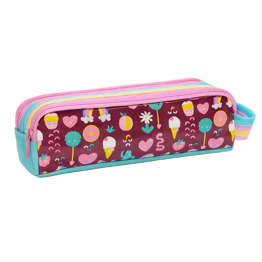 Smiggle Pencil Case Rainbow Design