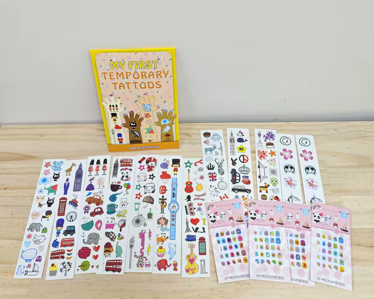 My First Temporary Tattoos | Tattoos & Nail Stickers for Kids