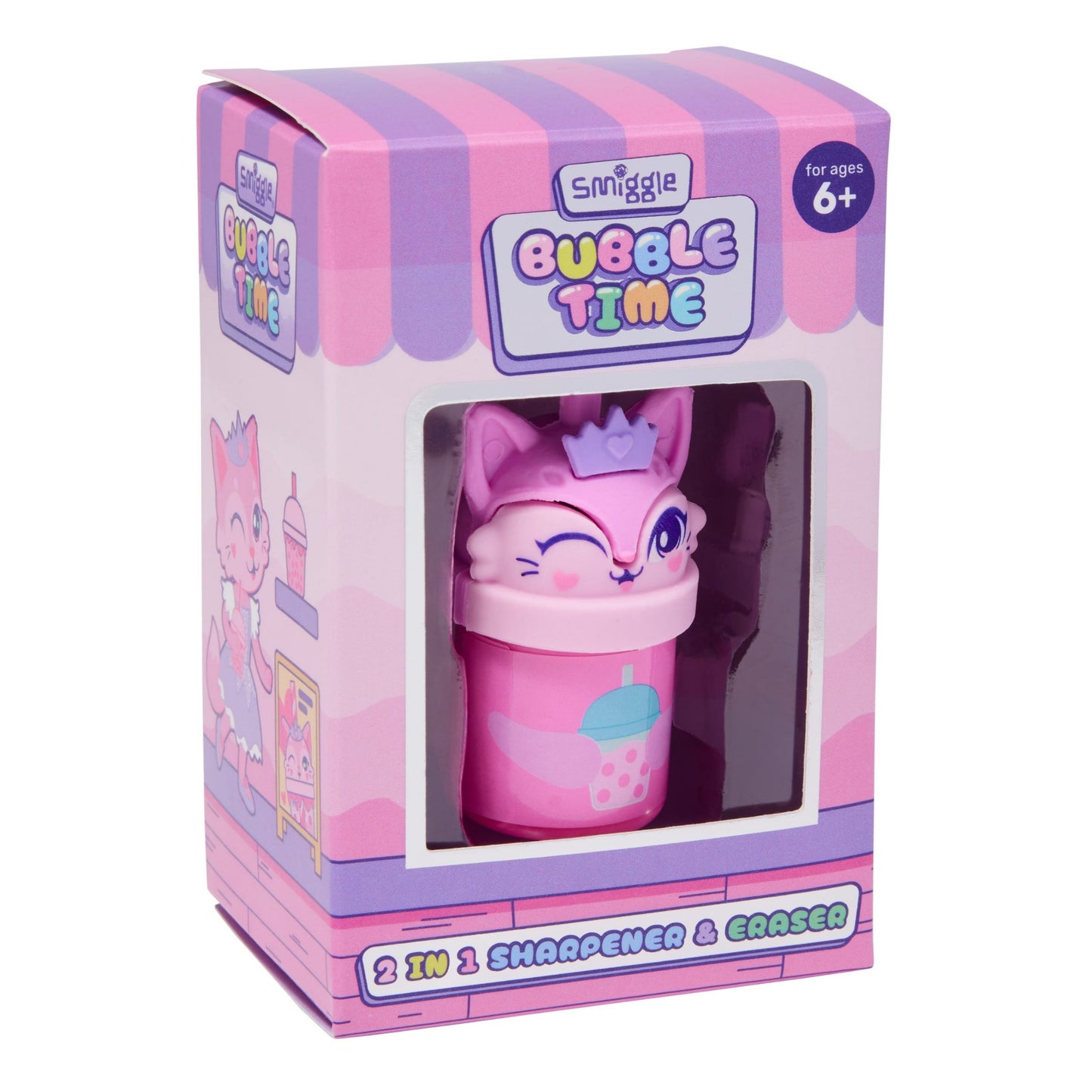 Smiggle Bubble Time | 3in1 Sharpener & Eraser