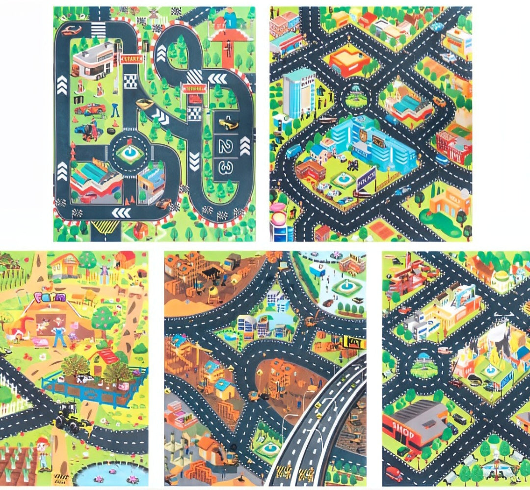 My Dream Mat Kids Carpet With Cars 80×70cm