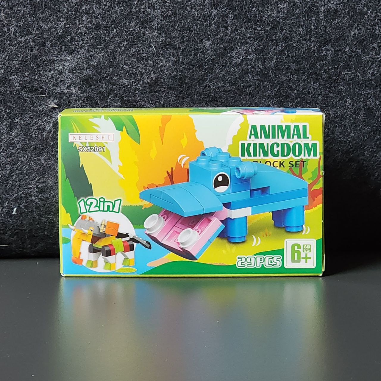 Building Blocks Animals 12in1-3D Puzzle,Logic&Tricky Games
