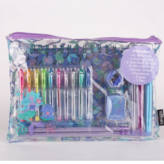 Smiggle Stationery Kit A5 Mermaid Design