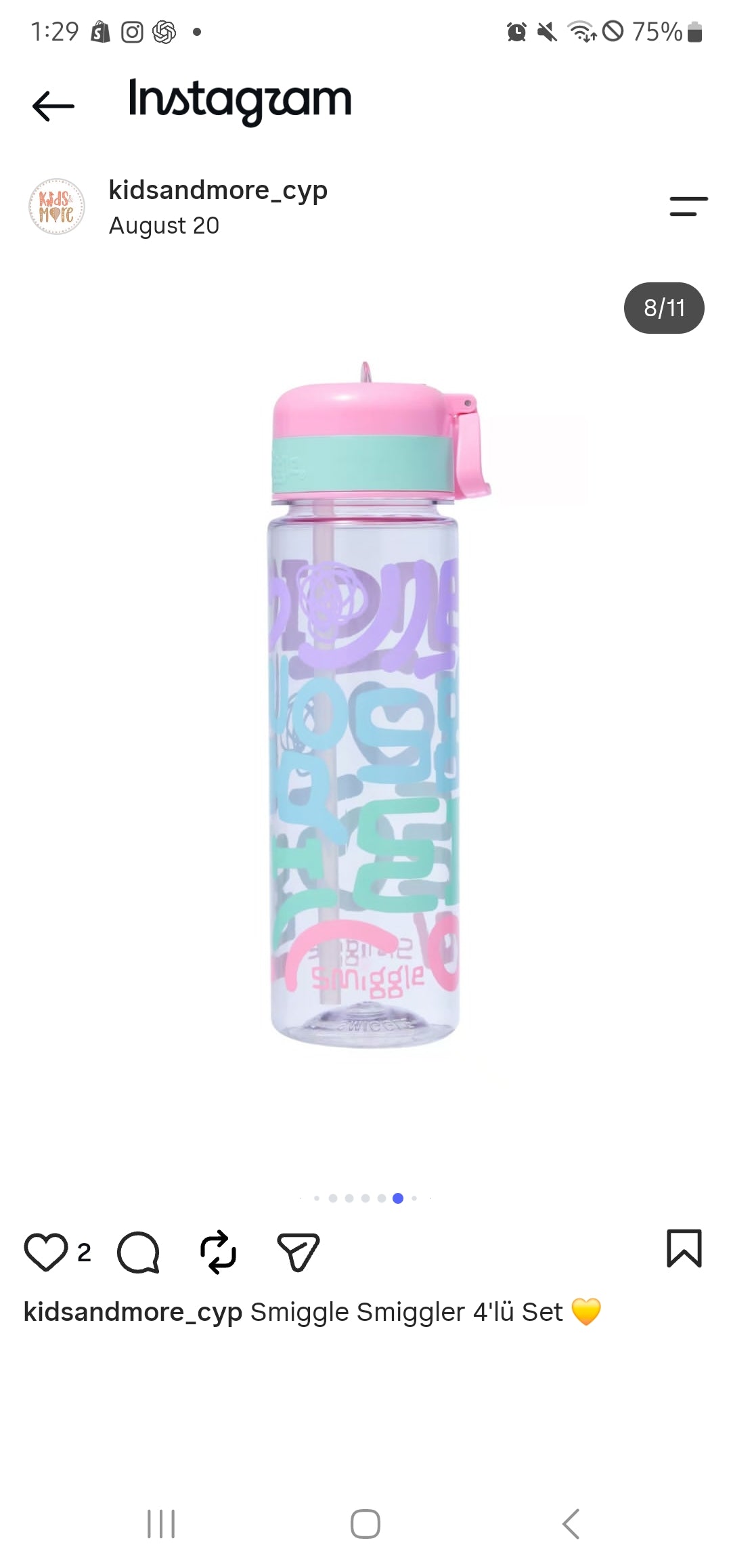 Smiggle Set 4pcs