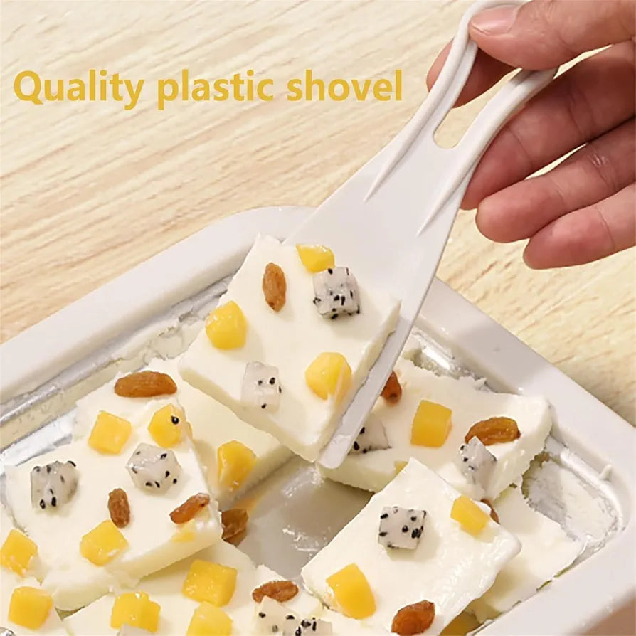 Home made Ice Cream Tray Ice Cream Maker + GIFT 2 Ice Cream Cup With 2 Spoon