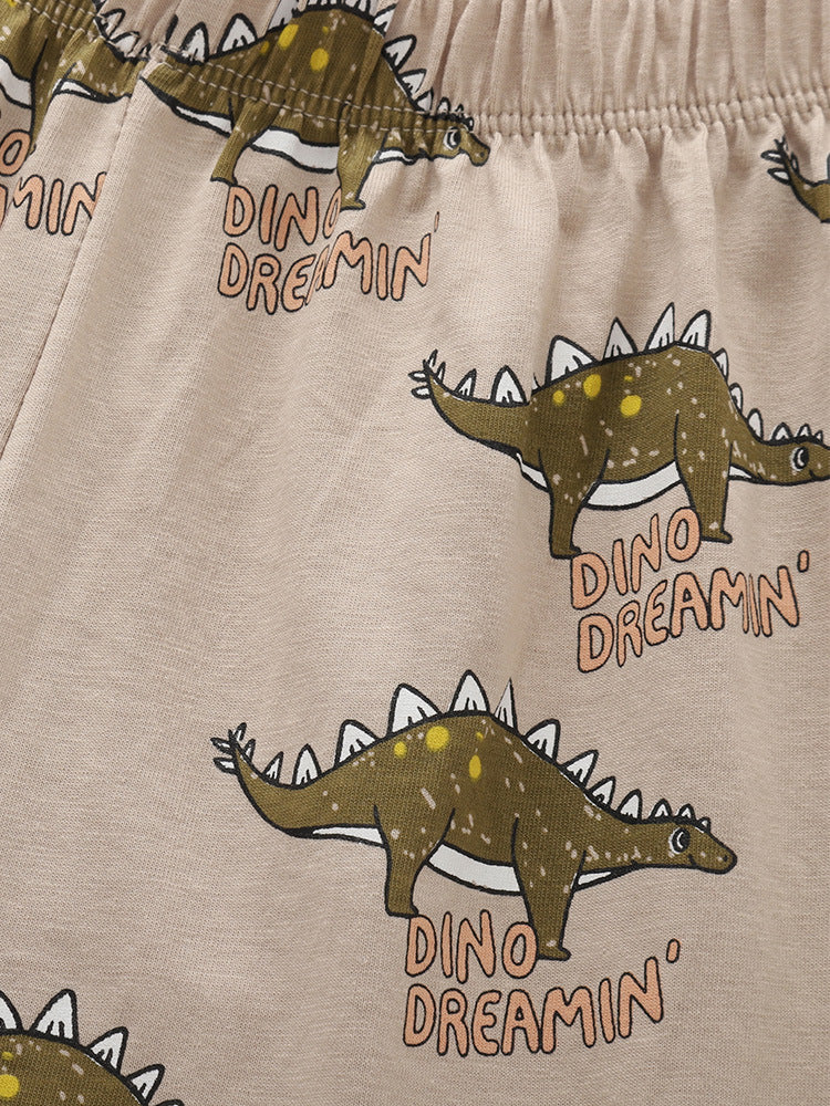 Boys Cotton Dinosaur – Soft Summer Outfit (3–10Y)