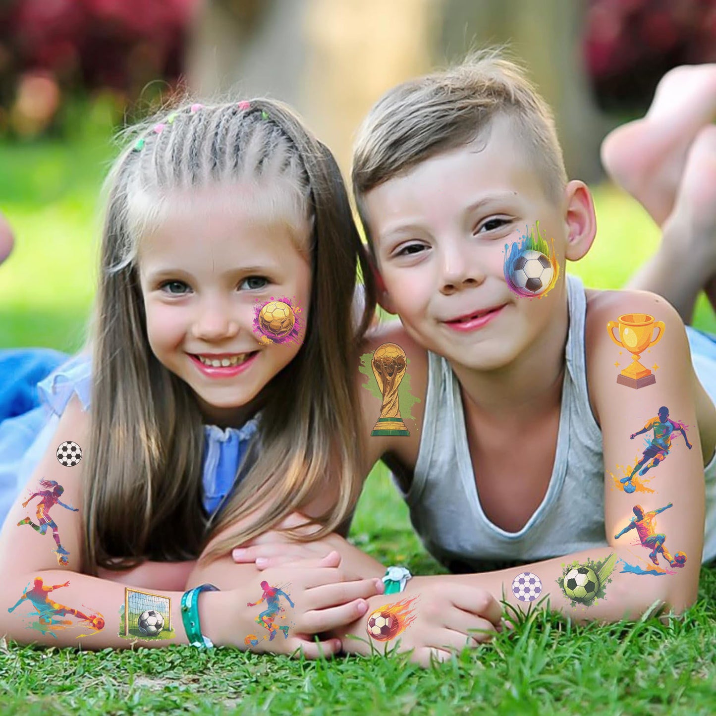 Tattoo Removable Stickers Temporary Designs For Kids - 10 Pcs Pack