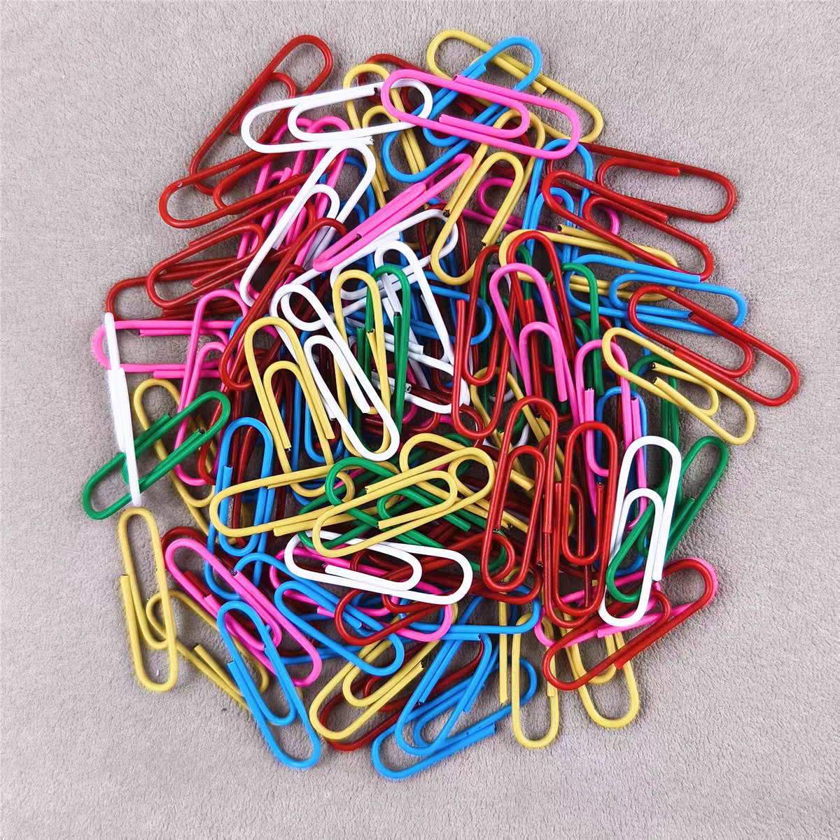 Coloured Paper Clips | 100 Pcs Pack