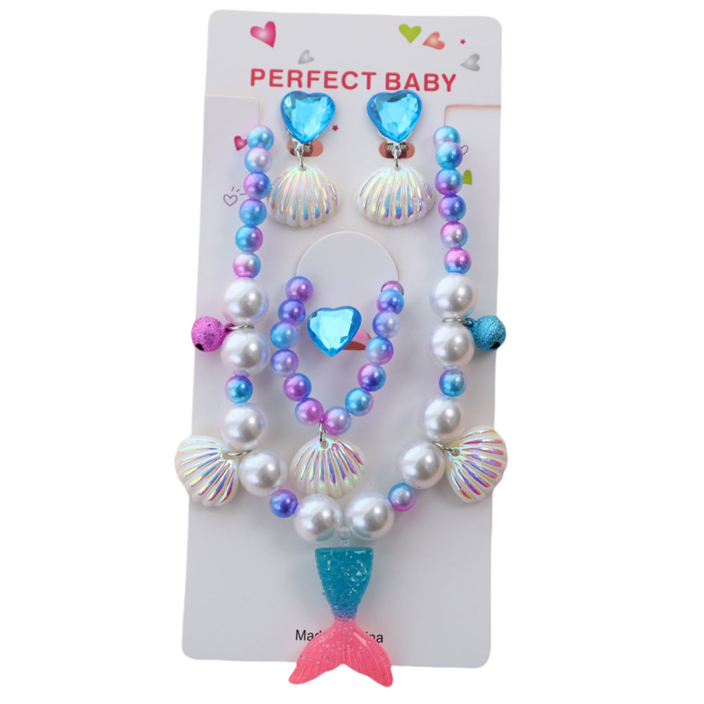 Mermaid Princess Jewelry Set –  3 Magical Colors