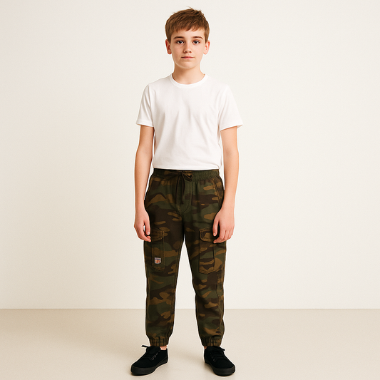 Сargo Pants For Boys Army Style Size 12y