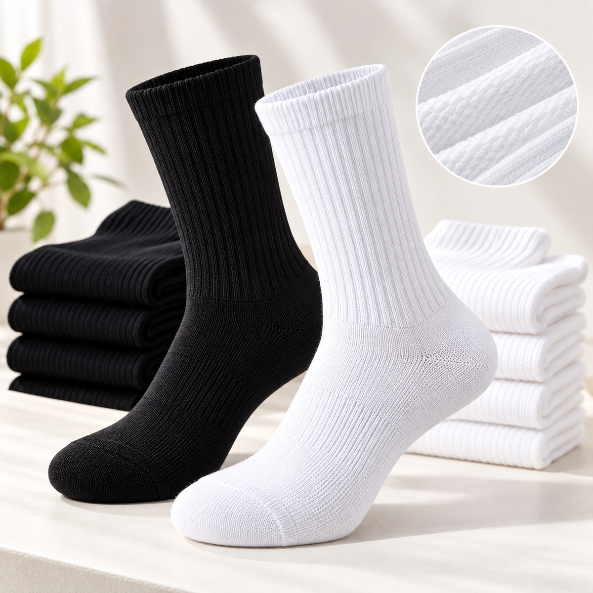Premium Crew Socks for School & Everyday | Size 37–45