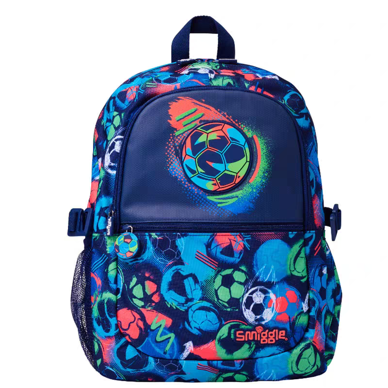Smiggle Football Design 3pcs Set Backpack 42cm