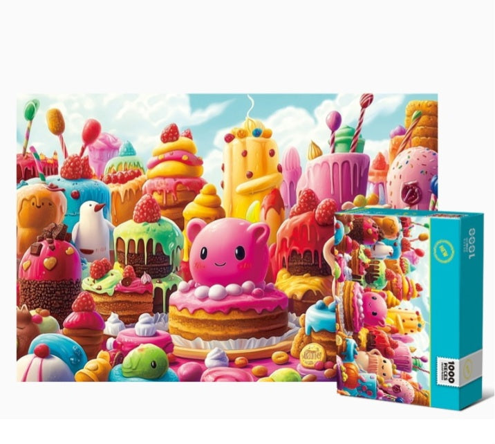 1000-Piece Jigsaw Puzzle Collection – Artistic & Scenic Designs