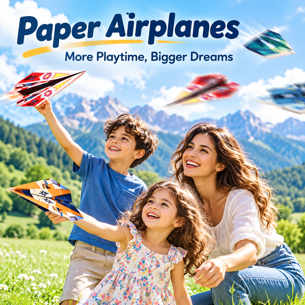 Kids' Paper Airplane Origami Kit | 3+