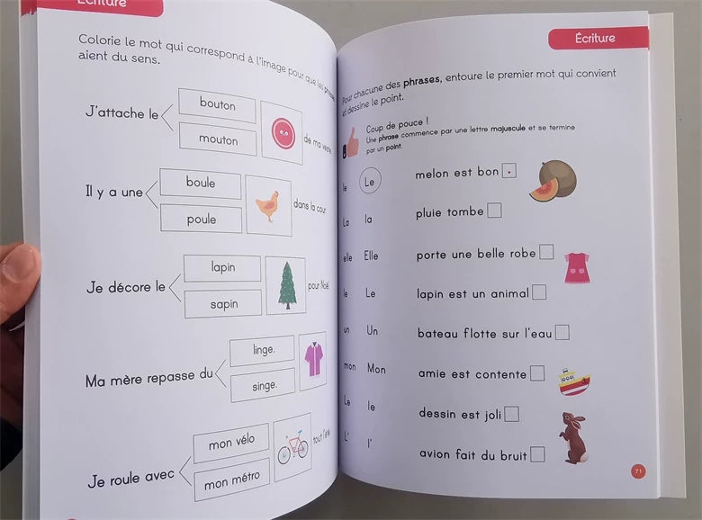 Mon Cahier D'exercices - Educational French Book | Soft Cover | 5+