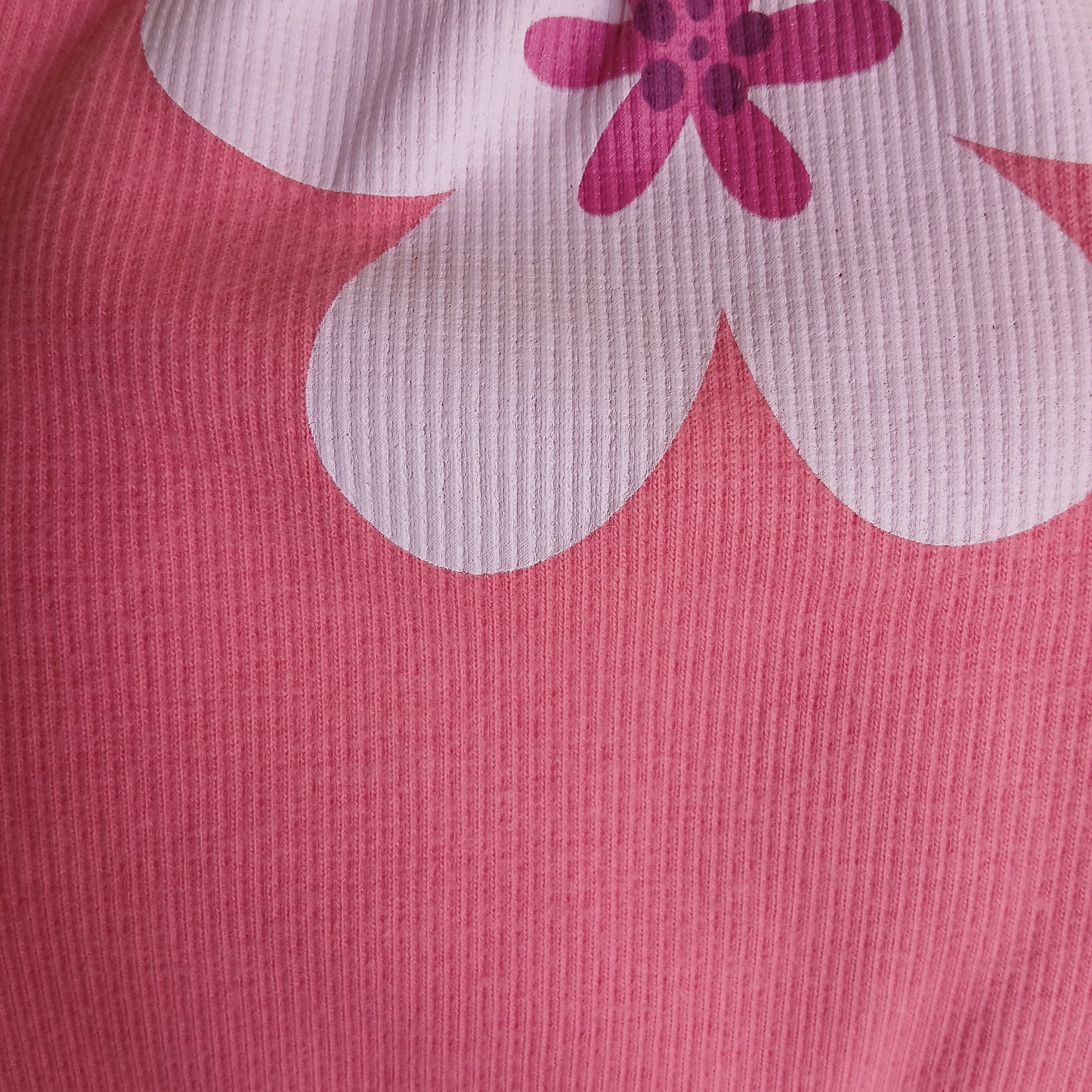 Pink Legging Flower Design Stretchy Pants Age 5-6y