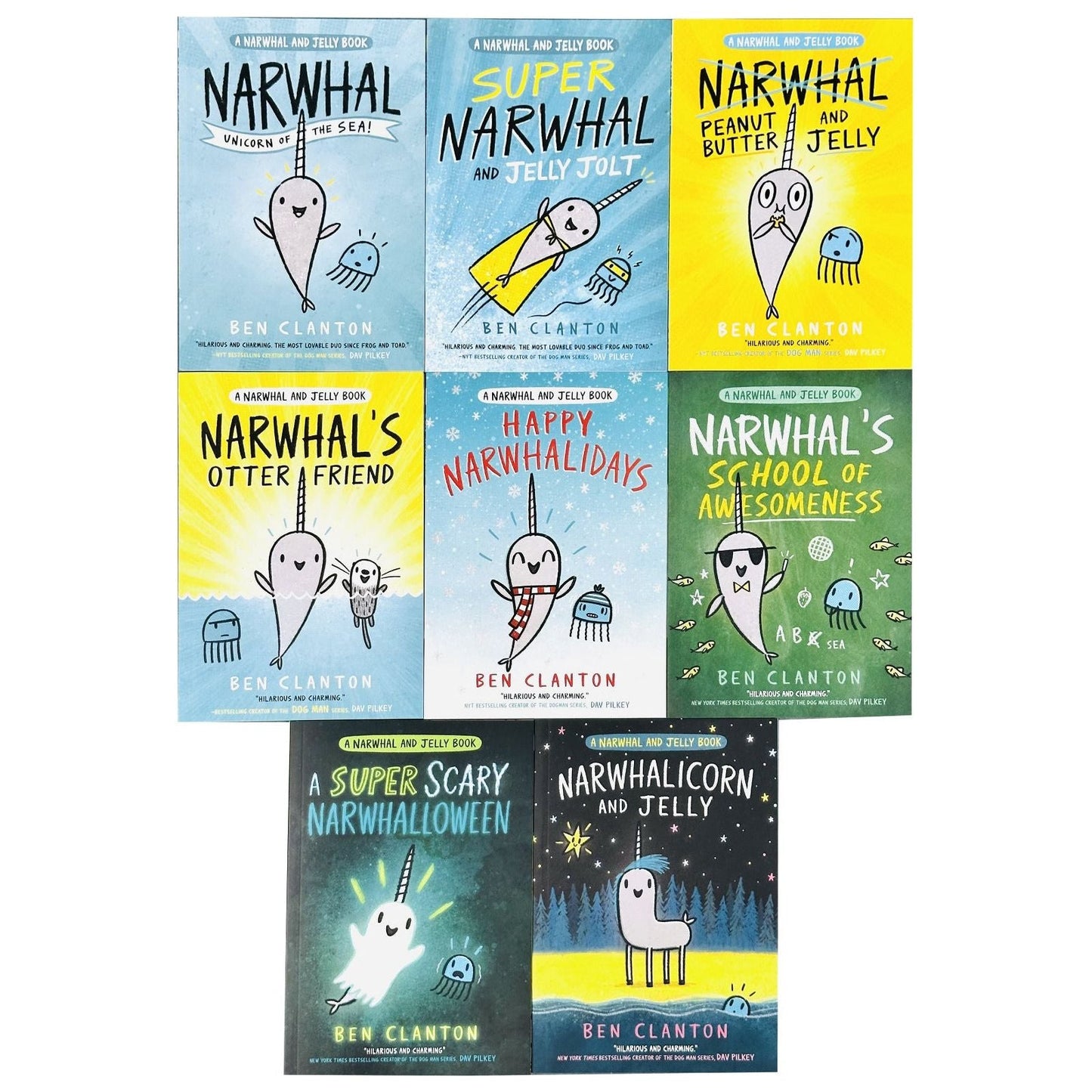 A Narwhal And Jelly - 8 Books Set | Soft Cover