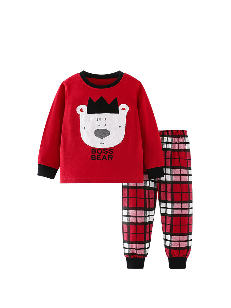 Pijama For Kids Boss Bear Design Size 3-10y