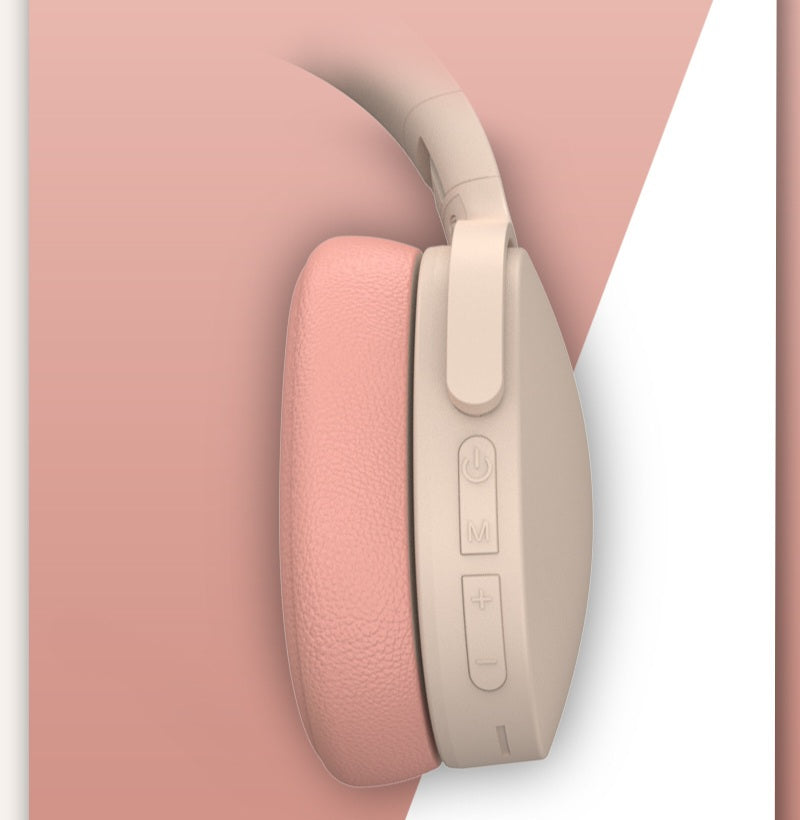 Wireless Over-Ear Headphones With Type-C Cable Charge