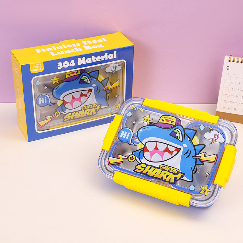 Lunch Box Stainless- Cartoon Design
