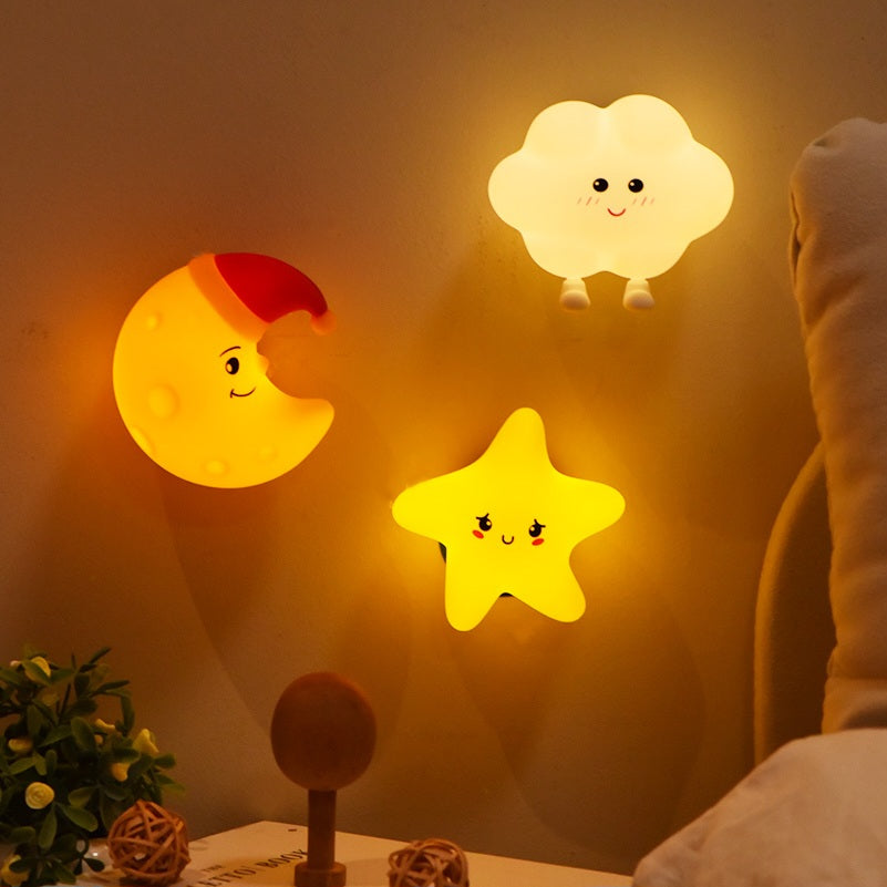 Usb Rechargeable Mini Led Night Light Silicone Touch