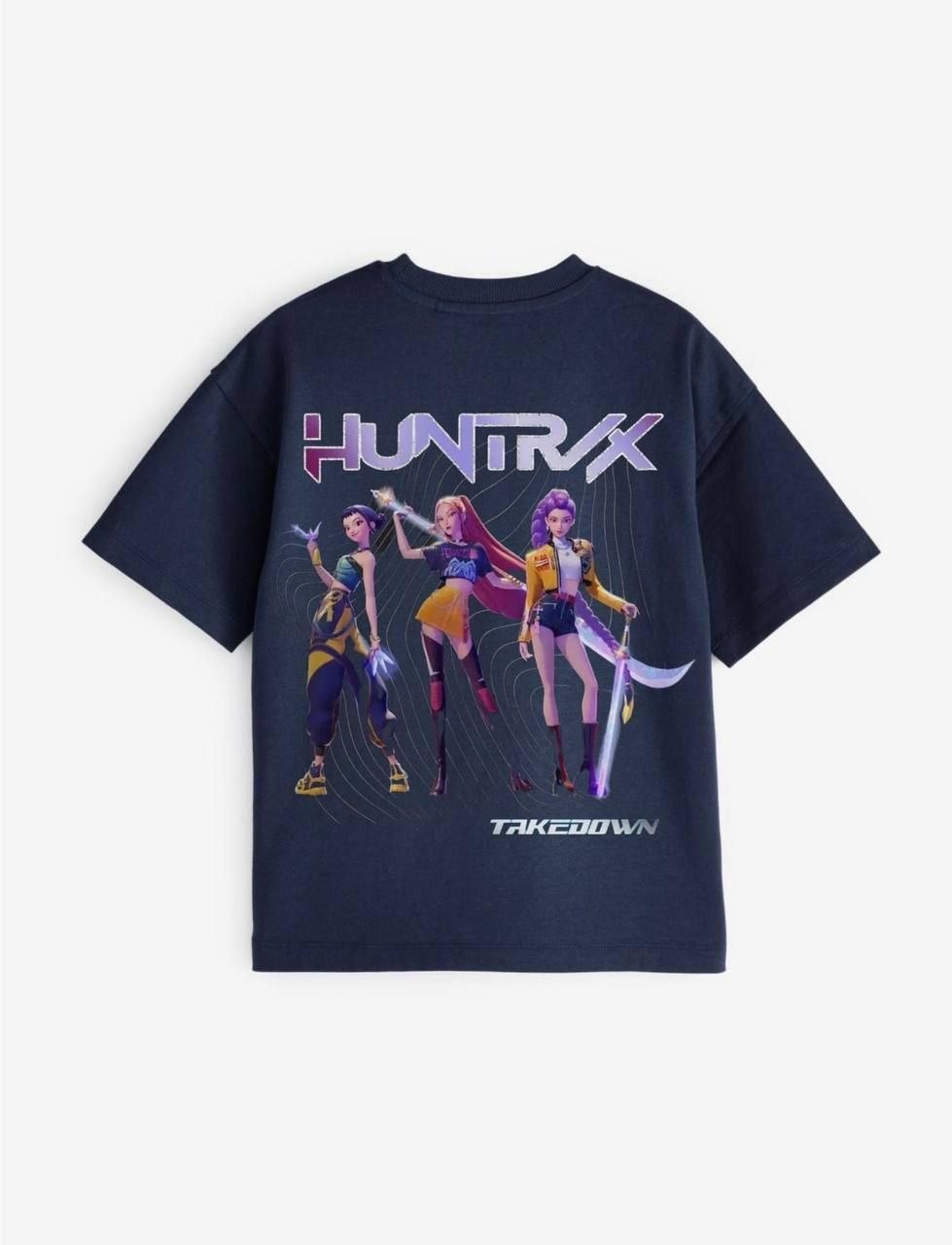 K-Pop Demon Hunters Oversized T-Shirt |Size 5-14y