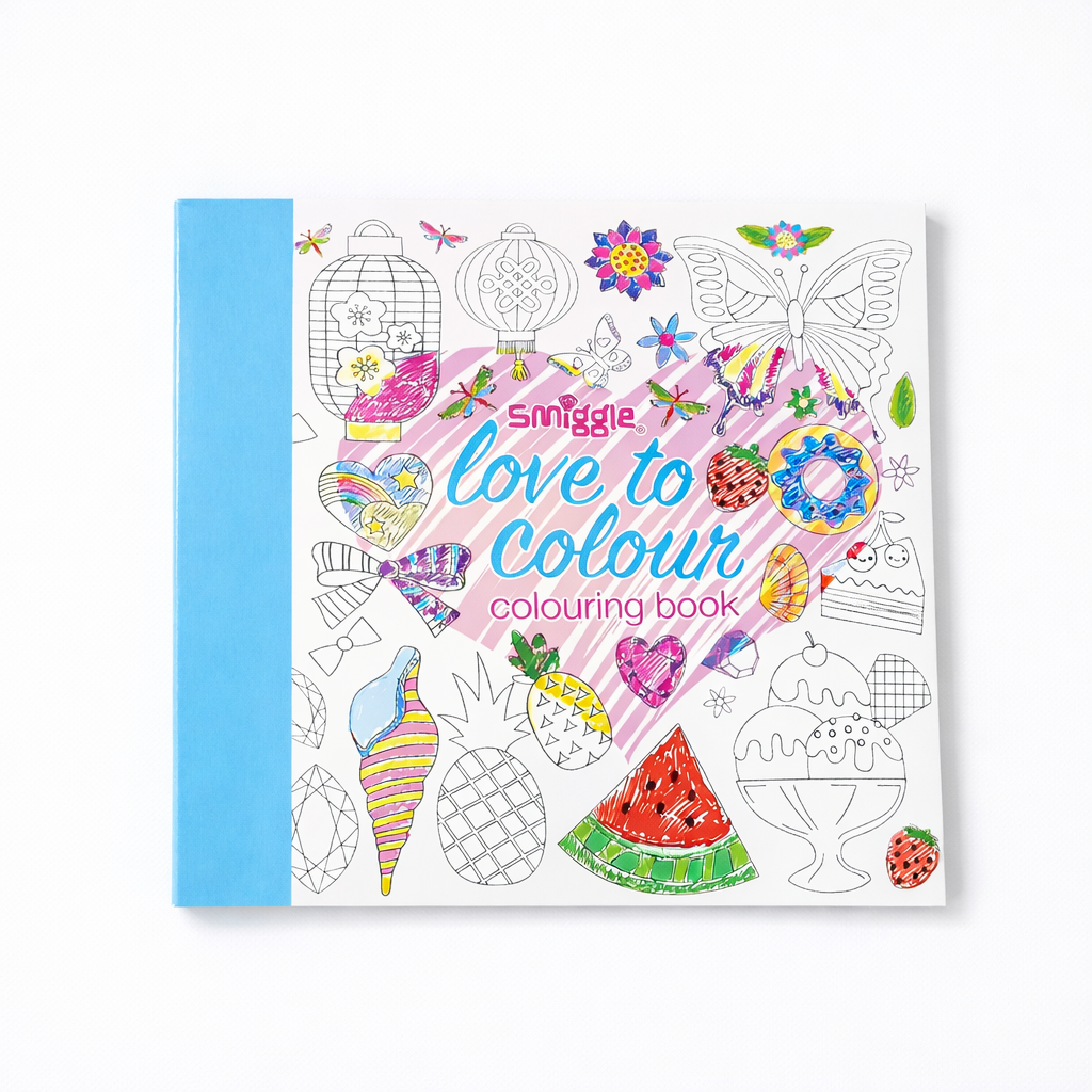 Smiggle Love To Colour - Colouring Book | 50 Pages | 3+