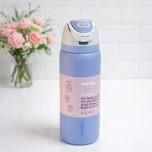 Owala Bottle Stainless Steel FreeSip Leak-proof | Blue Blue 950ml