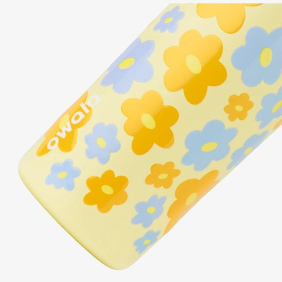 Owala Bottle Stainless Steel Free Sip Leak-proof Yellow Flower 710ml