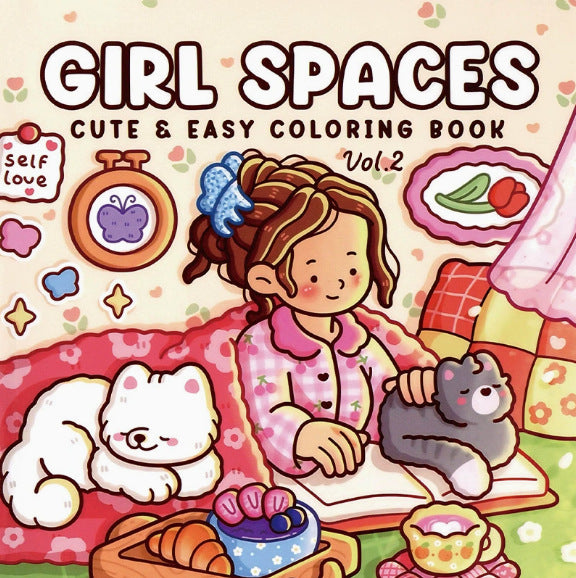 Cute & Comfy Coloring Books – 21 × 21 cm Softcover | 6+