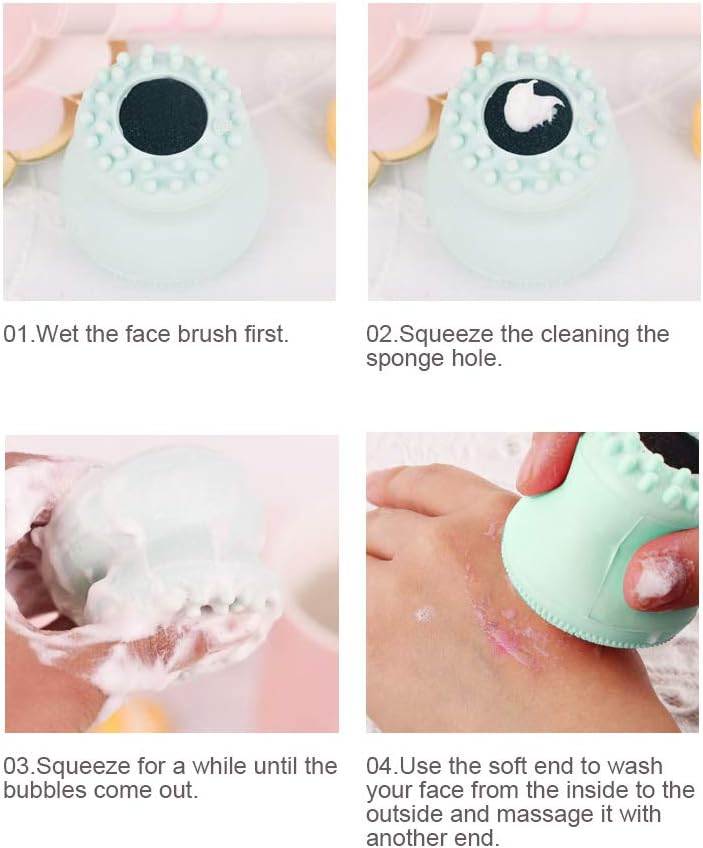 Octopus Silicone Cleaner Brush Facial