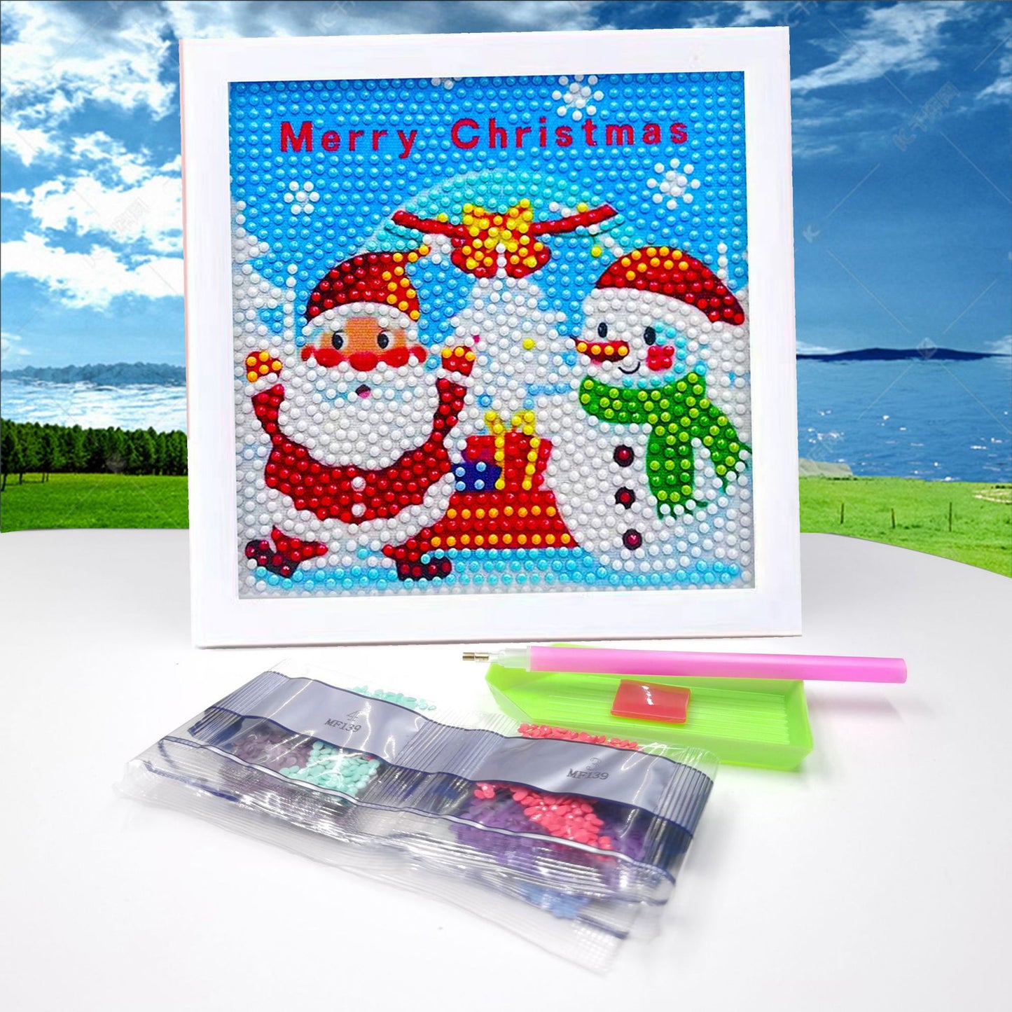 Christmas Diamond Painting Craft Kit | 17×17cm