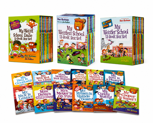 Dan Gutman My Weird School 12-Book Box Sets | 7+
