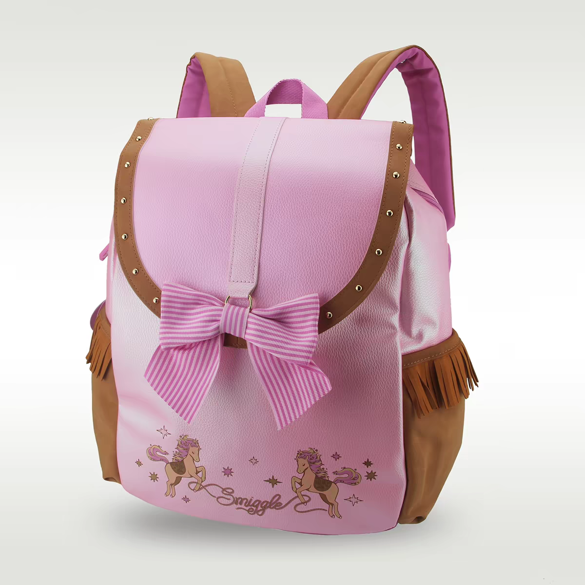 Smiggle Backpack | Pink Bow | 38cm