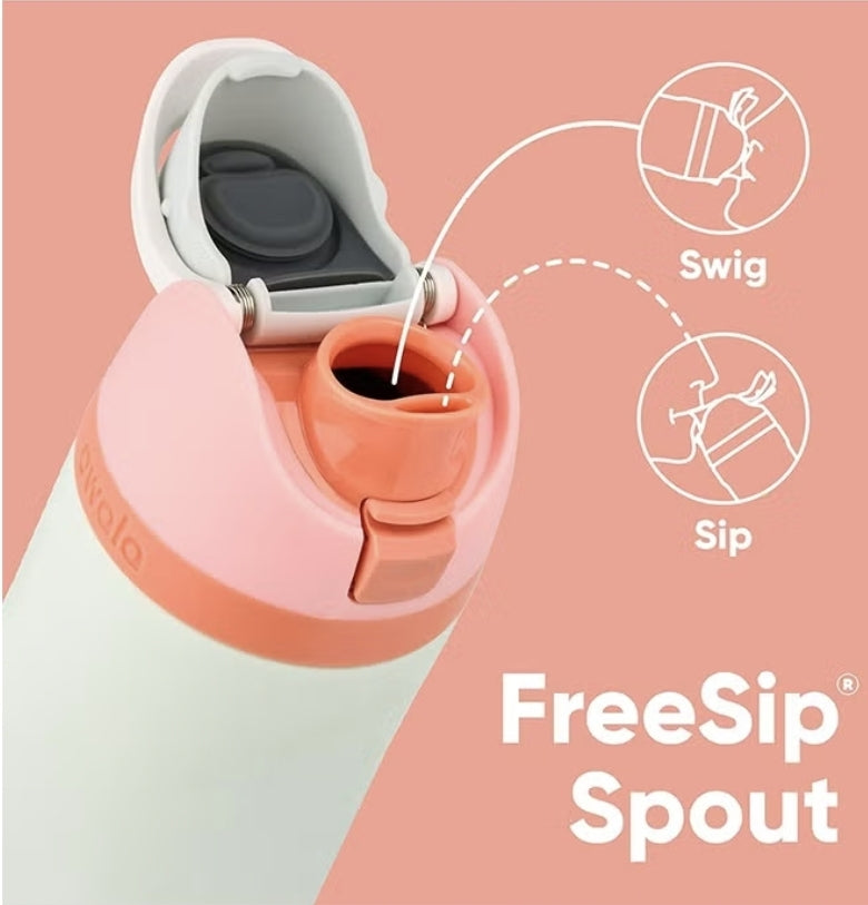 Owala FreeSip Stainless  Steel Water Bottle with Straw for Sports, Travel, and School BPA-Free 710-945ml