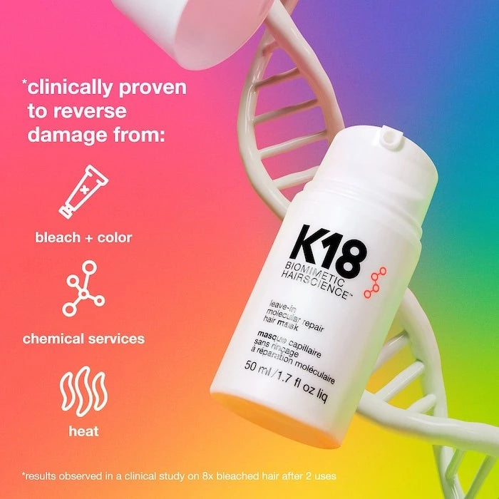 K18 Peptide - Leave in Molecular Repair Hair Mask at Home 50 ml