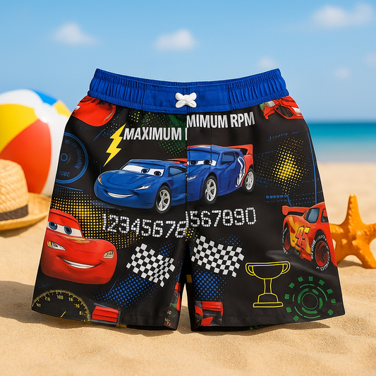 Swimwear Short For Boys Disney Cars Design Size 5y