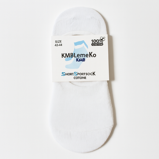 Short Socks Cotton 100% Size 42-44 (2 Pairs Set)