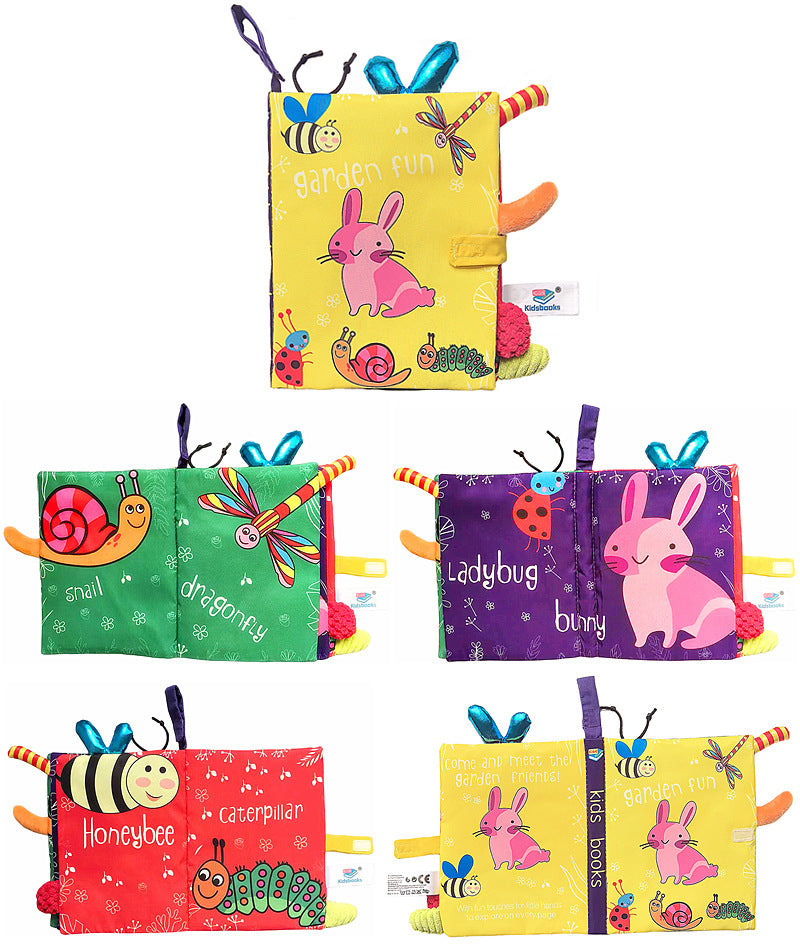 Baby Soft Sensory Cloth Books | 0–2Y