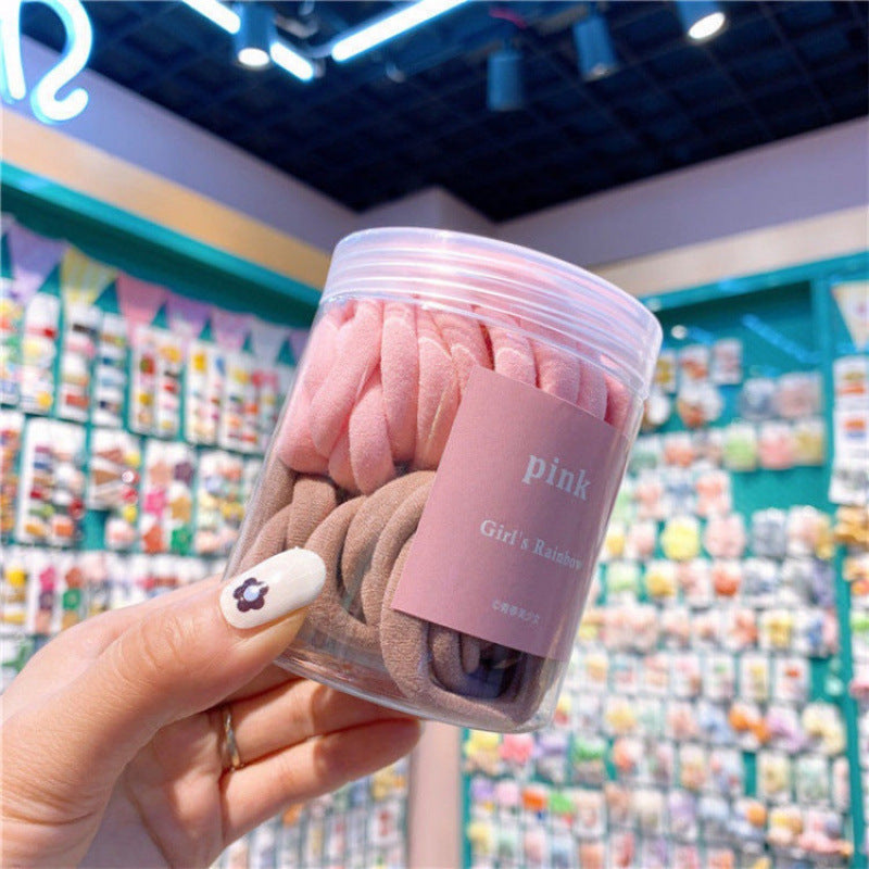 Hair Tie Colorful For Girls Pack Of 50 Pcs