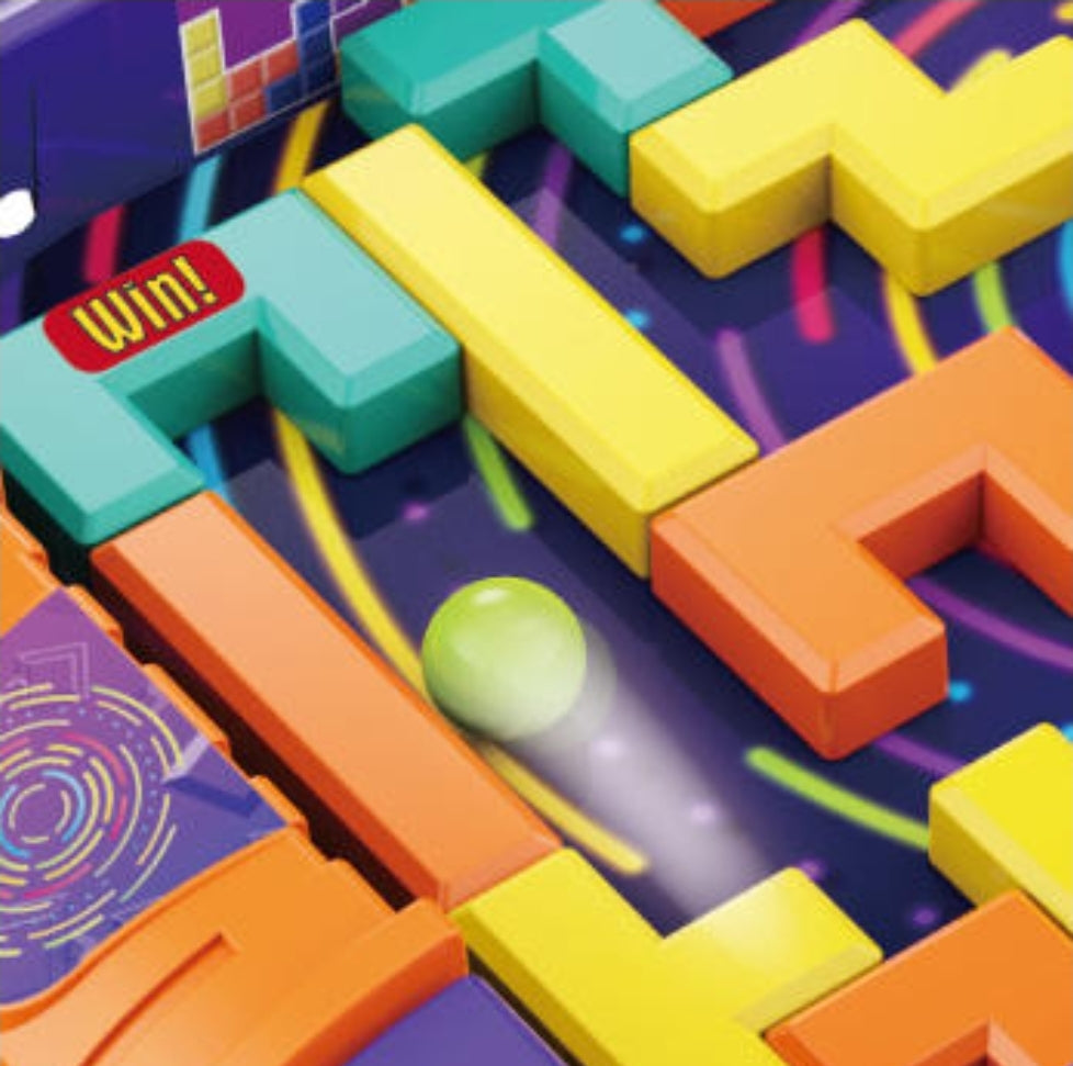 3D Tilt Maze Puzzle Game Board Interactive Handheld Brain Tester For Kids & Adults