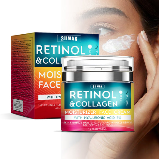 Retinol Cream for Face - Facial Moisturizer with Collagen  50ml